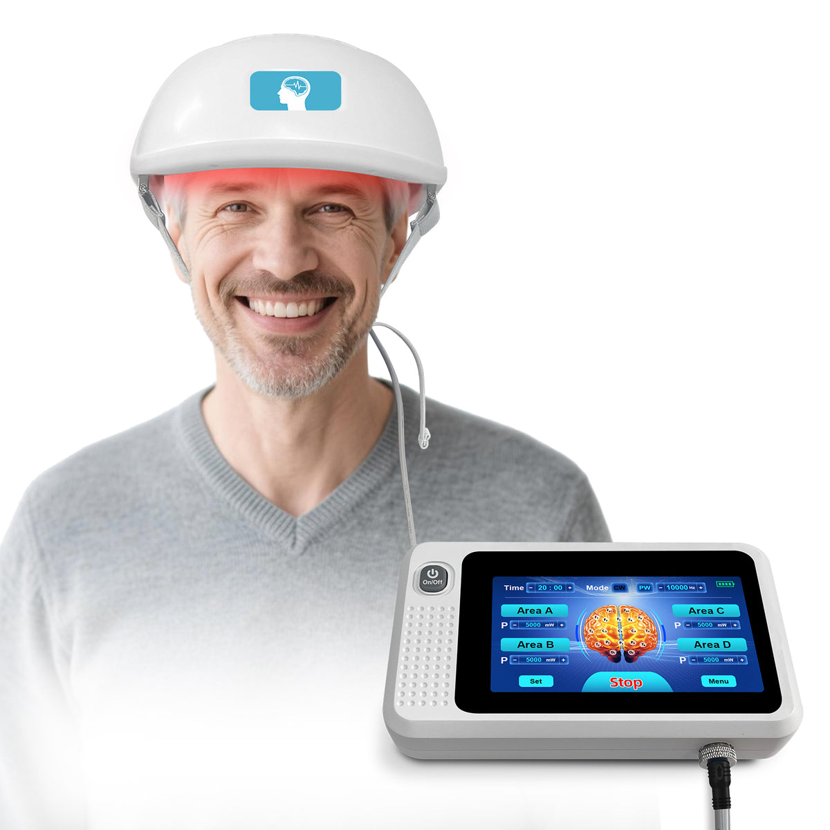 810nm Near Infrared Light Therapy for Brain Health Stroke Alzheimer Treatment Improve Memory